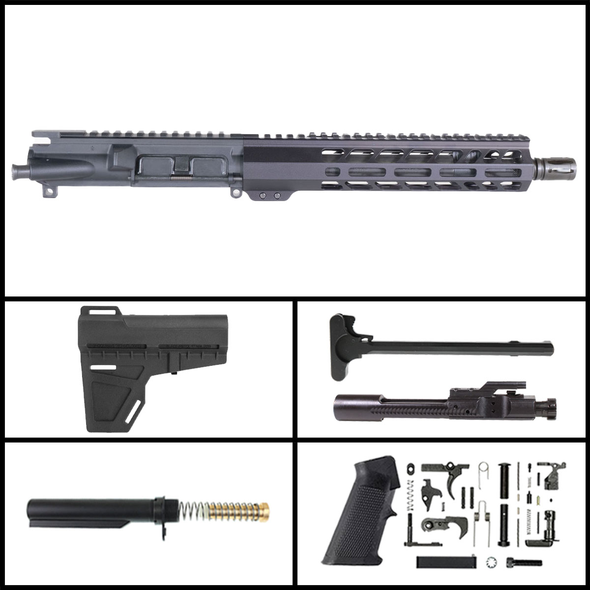 Davidson Defense 'Spacer's Choice w/ KAK' 10.5-inch AR-15 7.62x39 Phosphate Pistol Full Build Kit