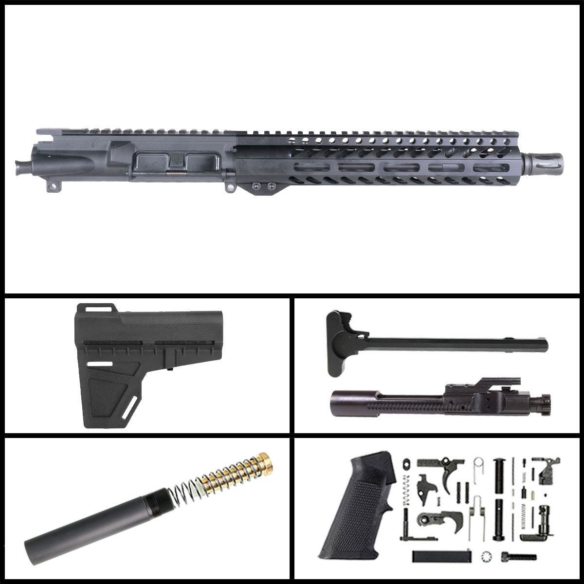 Davidson Defense 'Emerald Vale w/ KAK' 10.5-inch AR-15 7.62x39 Phosphate Pistol Full Build Kit