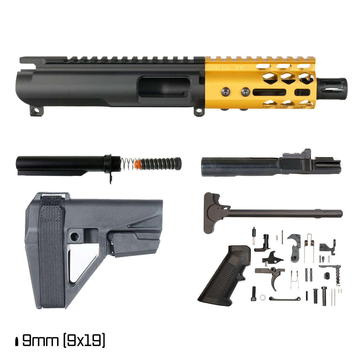 Davidson Defense Tangram AR 15 Pistol Upper Receiver 7 SKU: PI-23734