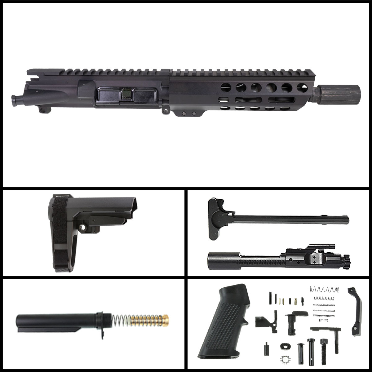 Davidson Defense 'Slipstream - Drop-In Trigger Ready' 7.5-inch AR-15 5.56 NATO Nitride Pistol Full Build Kit