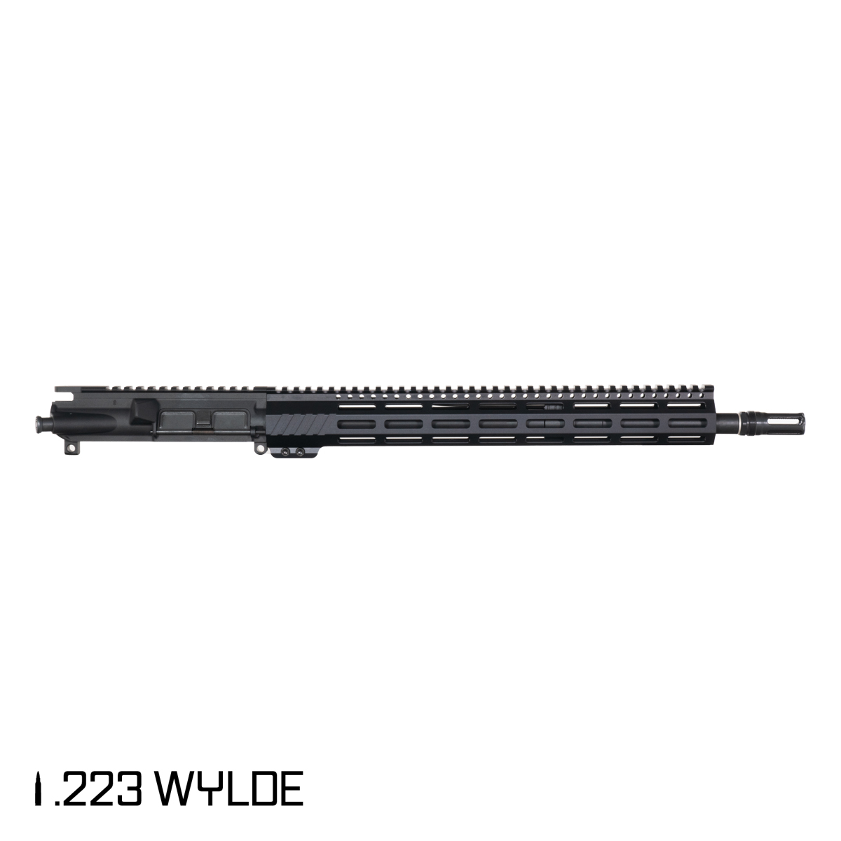 Davidson Defense Aegis 16.5-inch Mid-Gas 1:7 .223 Wylde AR-15 Freefloat M-Lok Handguard Rifle Upper Build Kit, Plan B Sentinel Caged Flash Hider