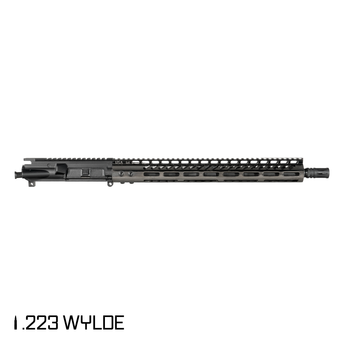 Davidson Defense Midnight Chrome 16-inch Carbine-Gas 1:8 .223 Wylde AR-15 M-Lok Rifle Upper Build Kit