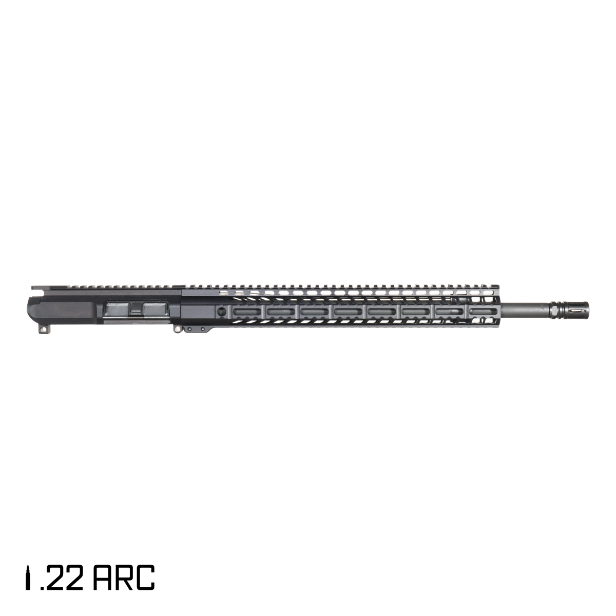 Davidson Defense Banished Crown 18-inch Rifle-Gas 1:7 .22 ARC AR-15 Freefloat M-Lok Handguard Rifle Upper Build Kit