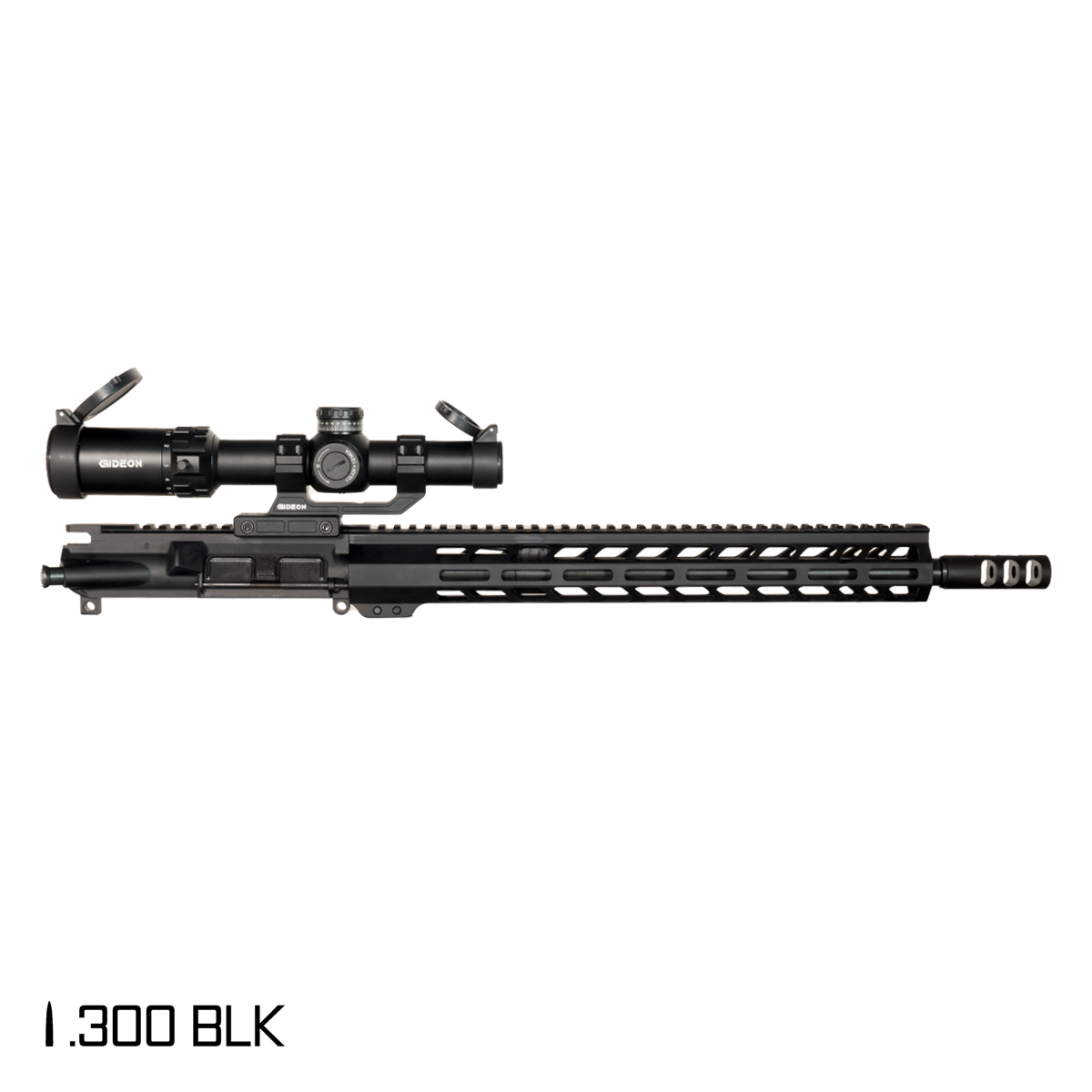 Davidson Defense Ionic Charge 16-inch AR-15 .300BLK Phosphate  Rifle Upper Build Kit, Gideon Optics Guardian 1-8×24 FFP LPVO