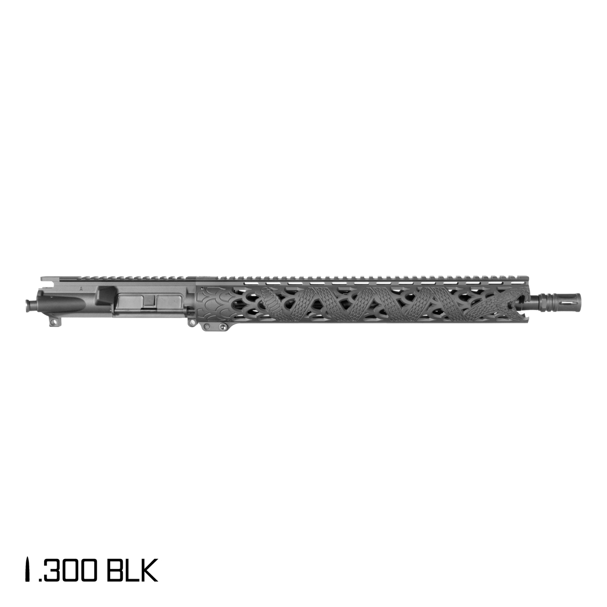 Davidson Defense Venom 16-inch Pistol-Gas 1:8 .300 BLK AR-15 Freefloat M-Lok Handguard Rifle Upper Build Kit