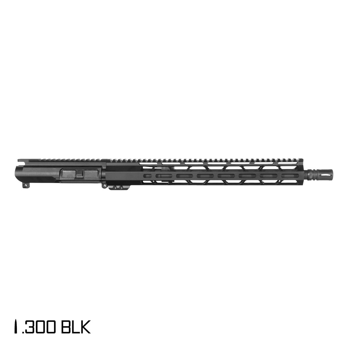 Davidson Defense Padlock 16-inch Pistol-Gas 1:8 .300 BLK AR-15 Freefloat M-Lok Handguard Rifle Upper Build Kit