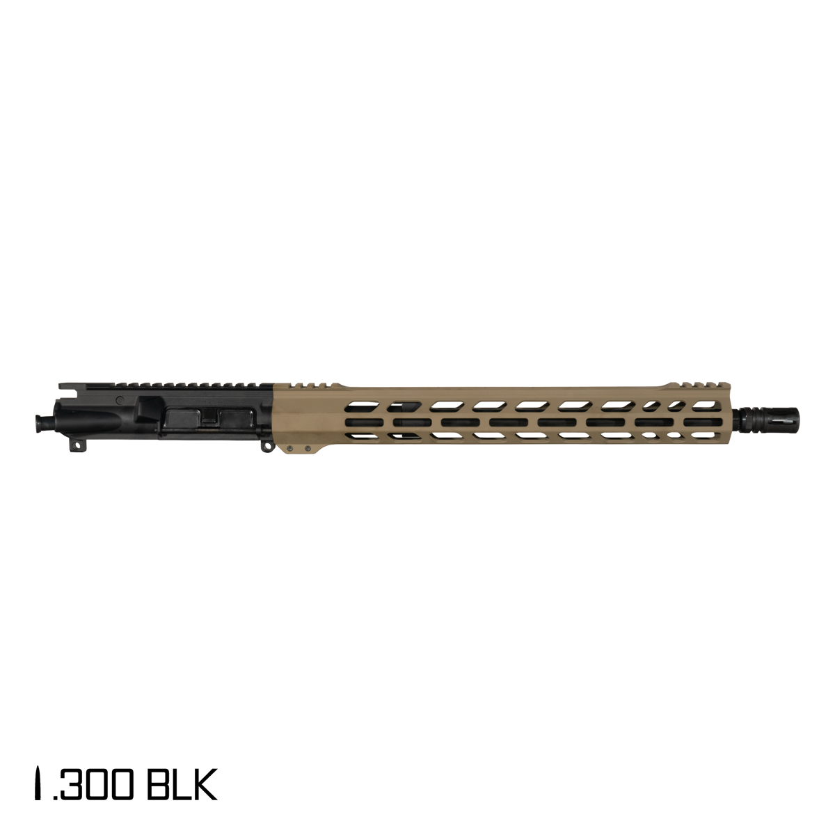 Davidson Defense Desert Fox 16-inch Pistol-Gas 1:8 .300 BLK AR-15 M-Lok Rifle Upper Build Kit