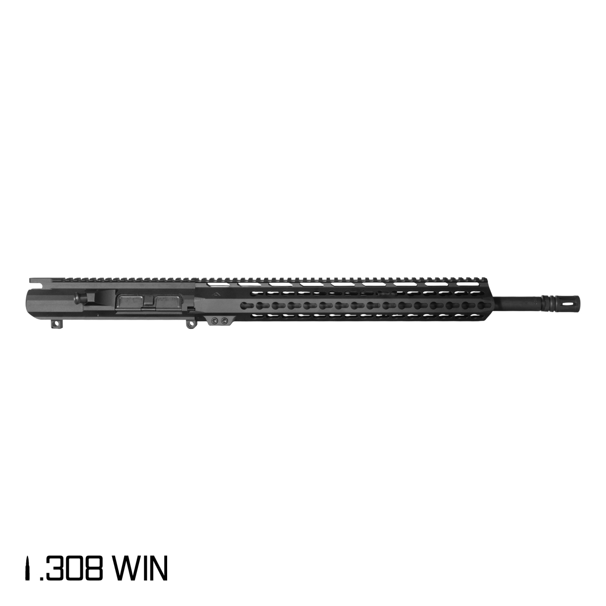 Davidson Defense Black Winter 18-inch Mid-Gas 1:10 .308 Win AR-10 Freefloat Keymod Handguard Rifle Upper Build Kit