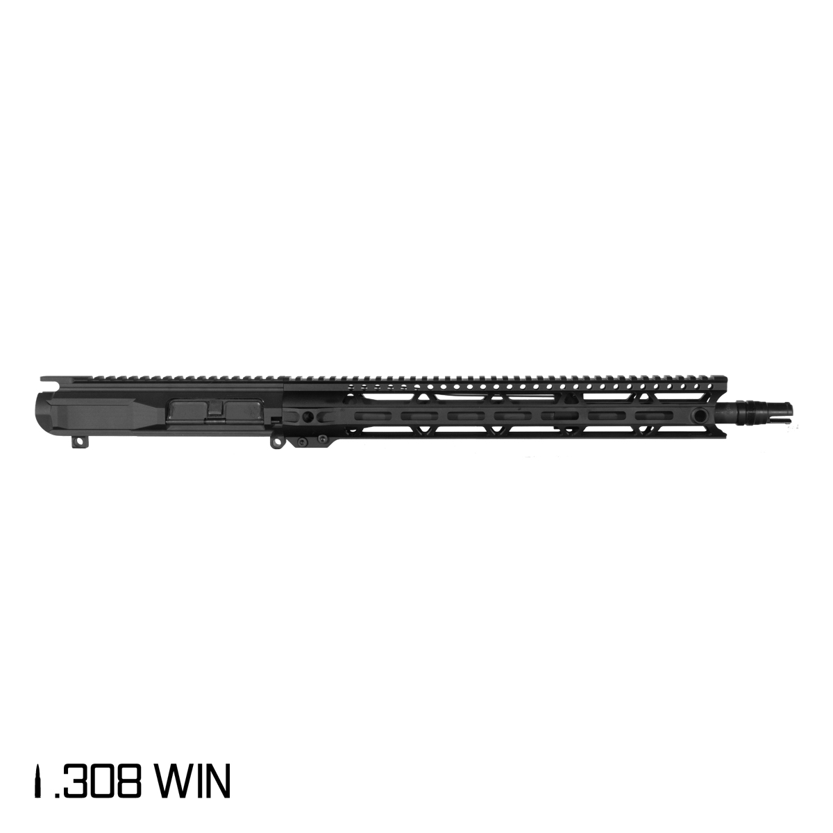Davidson Defense Cactus 16-inch Mid-Gas 1:10 .308 Win AR-10 M-Lok Rifle Upper Build Kit, Plan B Trident Flash Hider