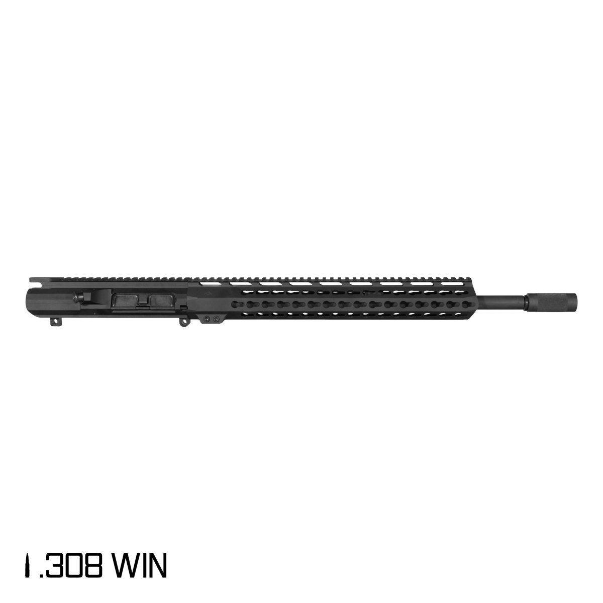 Davidson Defense Longshot 18-inch Mid-Gas 1:10 .308 Win AR-10 KeyMod Handguard Rifle Upper Build Kit