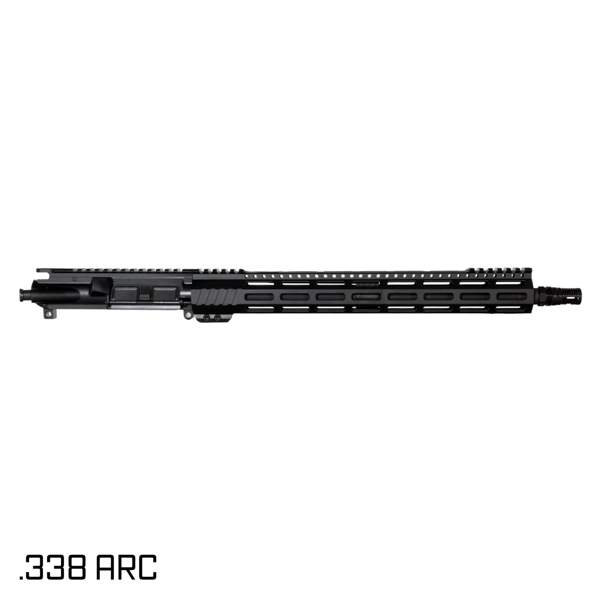 Davidson Defense Aegis Lightweight 16-inch Carbine-Gas 1:8 .338 ARC AR-15 Freefloat M-Lok Handguard Rifle Upper Build Kit, Plan B A7 Flash Hider