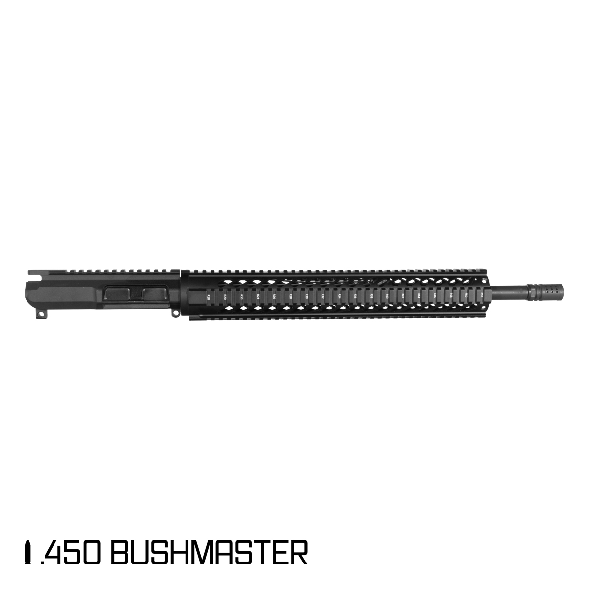 Davidson Defense Justifier 18-inch Mid-Gas 1:24 .450 Bushmaster AR-15 M-Lok Rifle Upper Build Kit