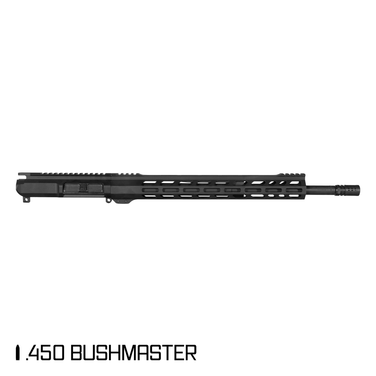 Davidson Defense Boar Spear 18-inch Mid-Length-Gas 1:24 .450 Bushmaster AR-15 Freefloat M-Lok Handguard Rifle Upper Build Kit