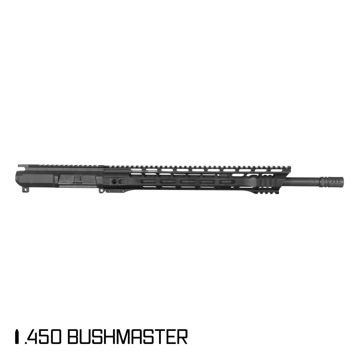 Davidson Defense Hog Hunter 18-inch Mid-Length-Gas 1:24 .450 Bushmaster AR-15 Freefloat M-Lok Handguard Rifle Upper Build Kit