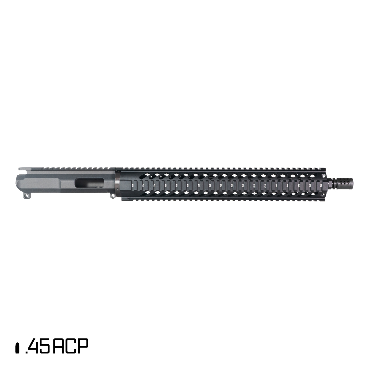 Davidson Defense Shockfront 16-inch 1:16 .45 ACP AR-15 Freefloat Quad-Rail Handguard Rifle Upper Build Kit