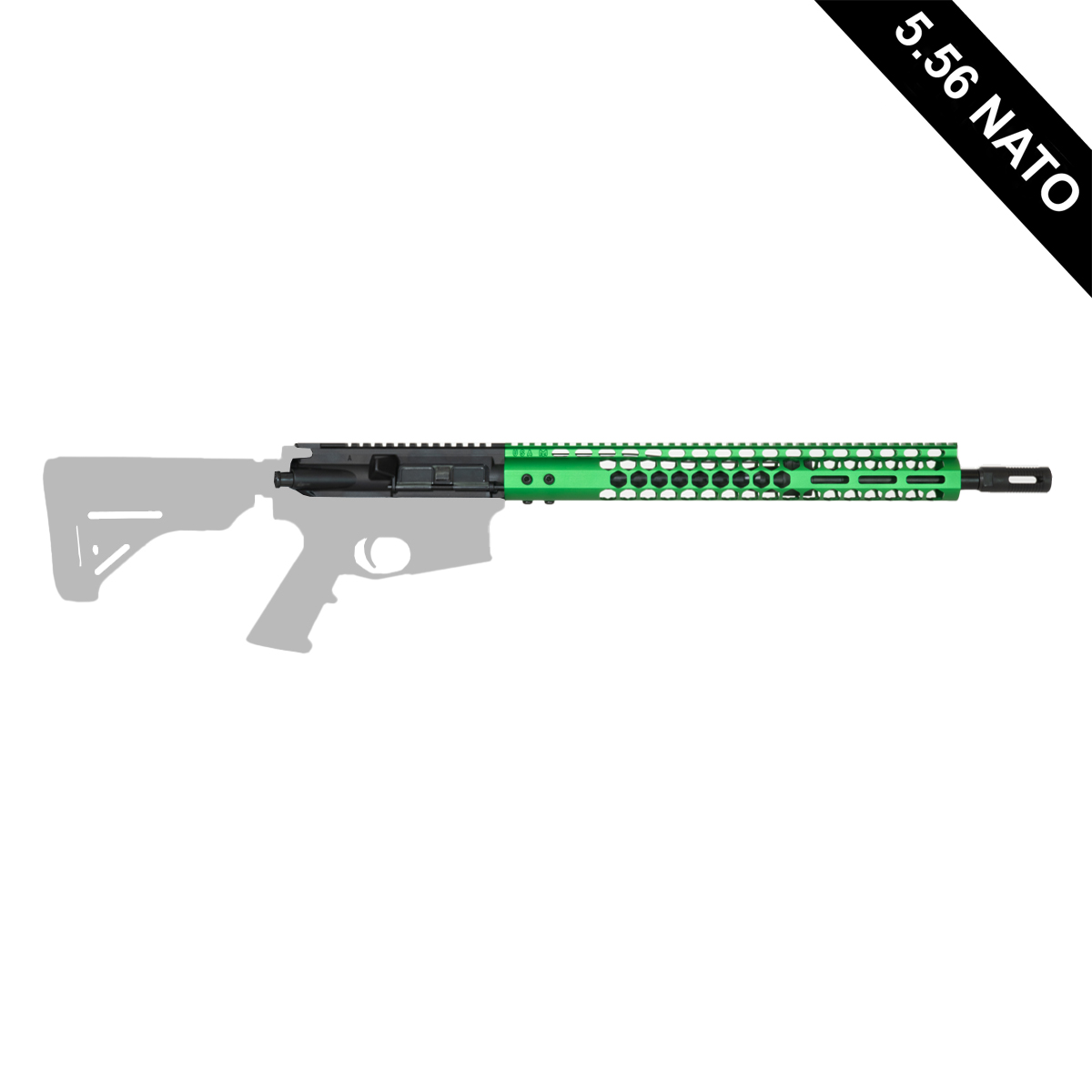 Davidson Defense Green Blaze 16.5-inch AR-15 5.56 NATO Rifle Upper Build Kit