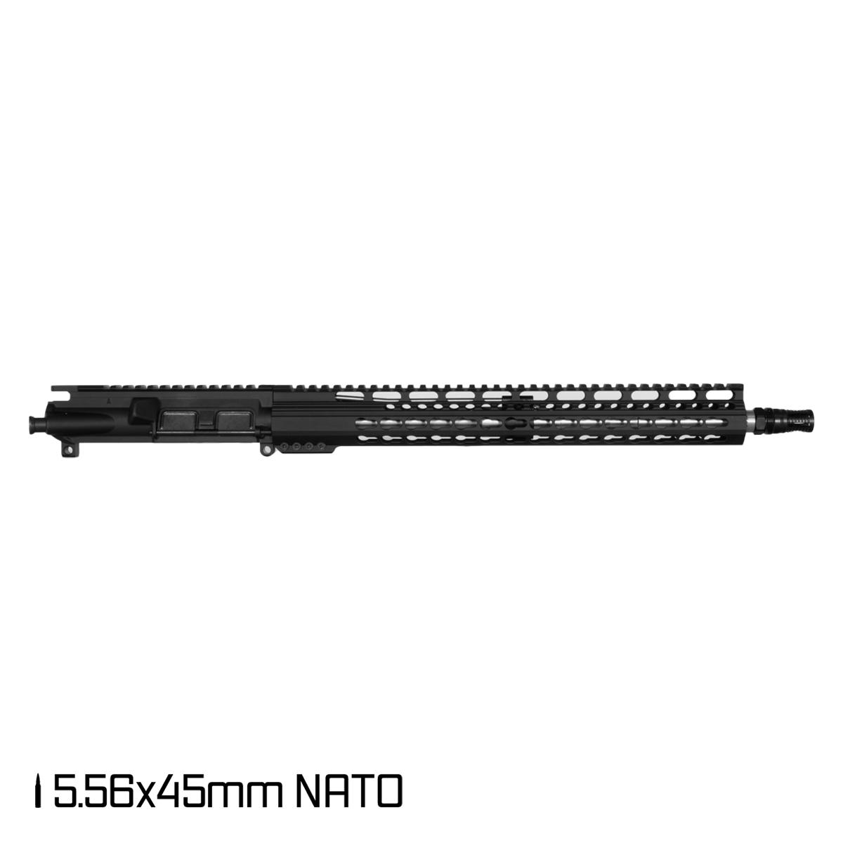 Davidson Defense Wallbreaker 16-inch Carbine-Gas 1:8 5.56 NATO AR-15 Keymod Handguard Rifle Upper Build Kit, KAK Industry Plan B A7 Flash Hider