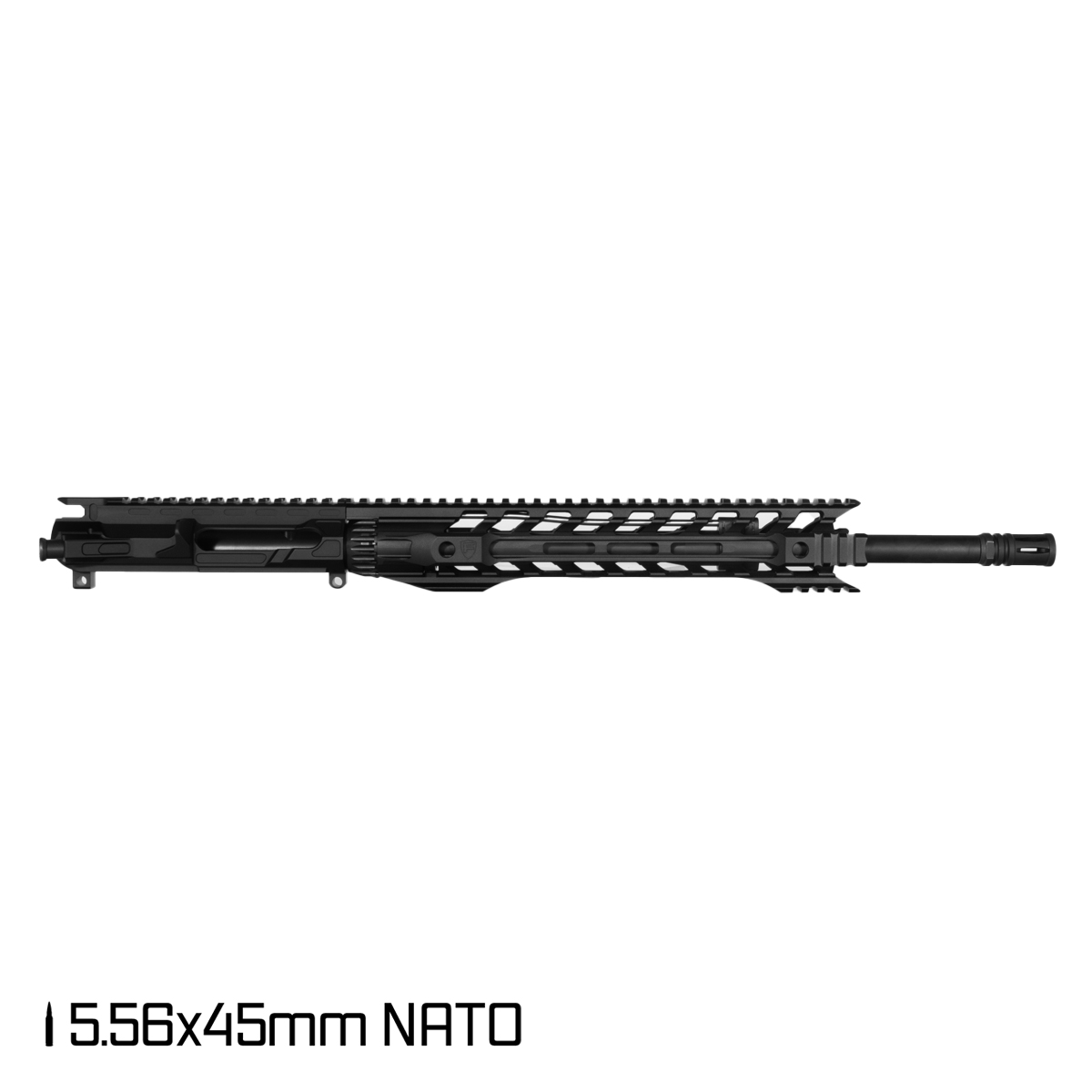 Davidson Defense Black Horizon 16.5-inch Mid-Gas 1:7 5.56 NATO AR-15 Freefloat M-Lok Handguard Rifle Upper Build Kit