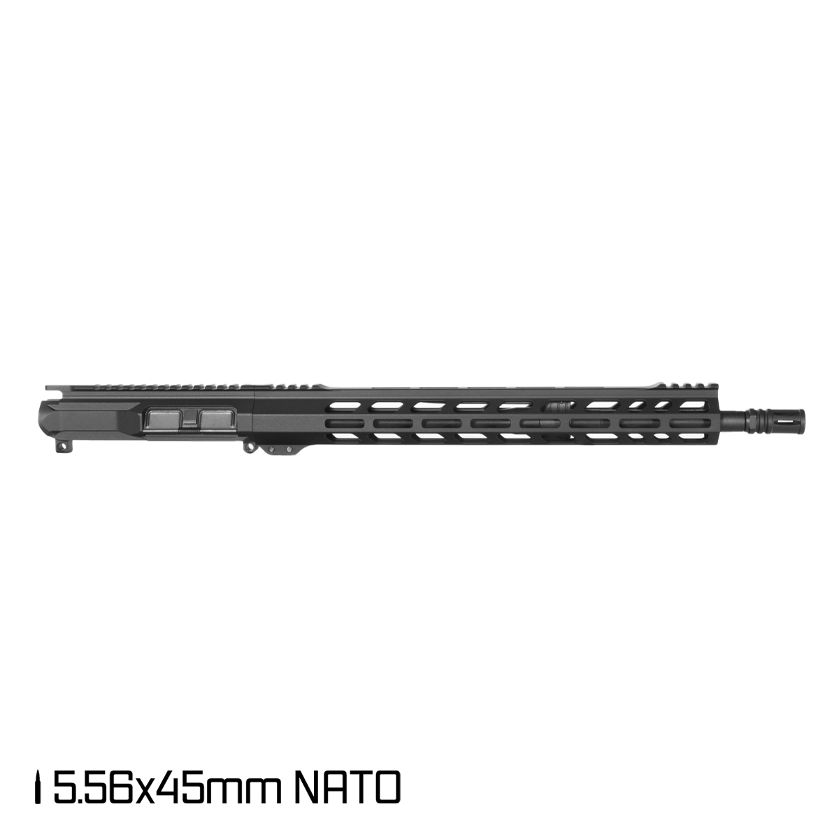 Davidson Defense Ronin Competition 16.5-inch Mid-Gas 1:7 5.56 NATO AR-15 Freefloat M-Lok Handguard Rifle Upper Build Kit