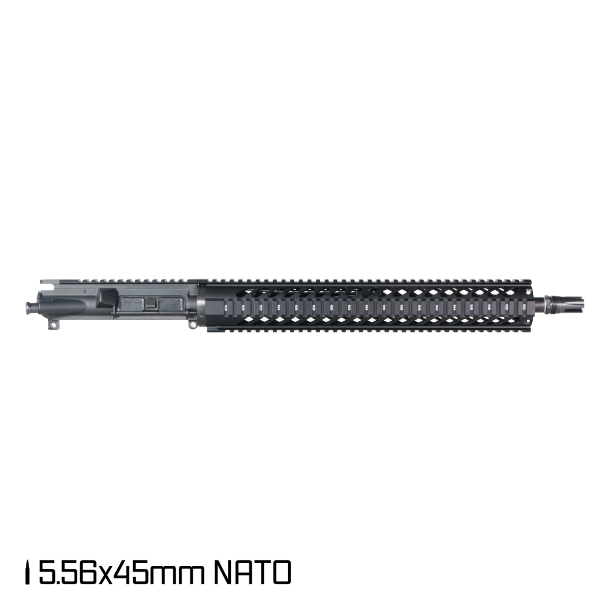 Davidson Defense Avalanche 16-inch AR-15 5.56 NATO Nitride Rifle Upper Build Kit, Plan B Scorch 3-Prong Flash Hider