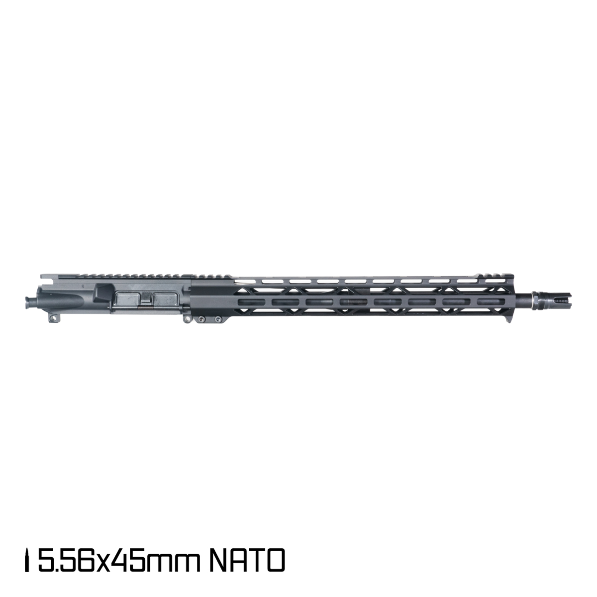 Davidson Defense Shadow Protocol 16-inch AR-15 5.56 NATO Rifle Upper Build Kit, Plan B Scorch 3-Prong Flash Hider