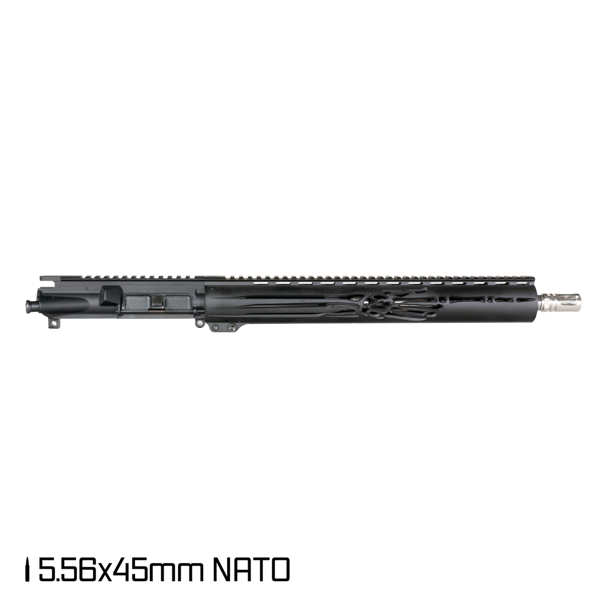 Davidson Defense Petrified 16-inch Carbine-Gas 1:8 5.56 NATO AR-15 Skeleton Hand Handguard Rifle Upper Build Kit