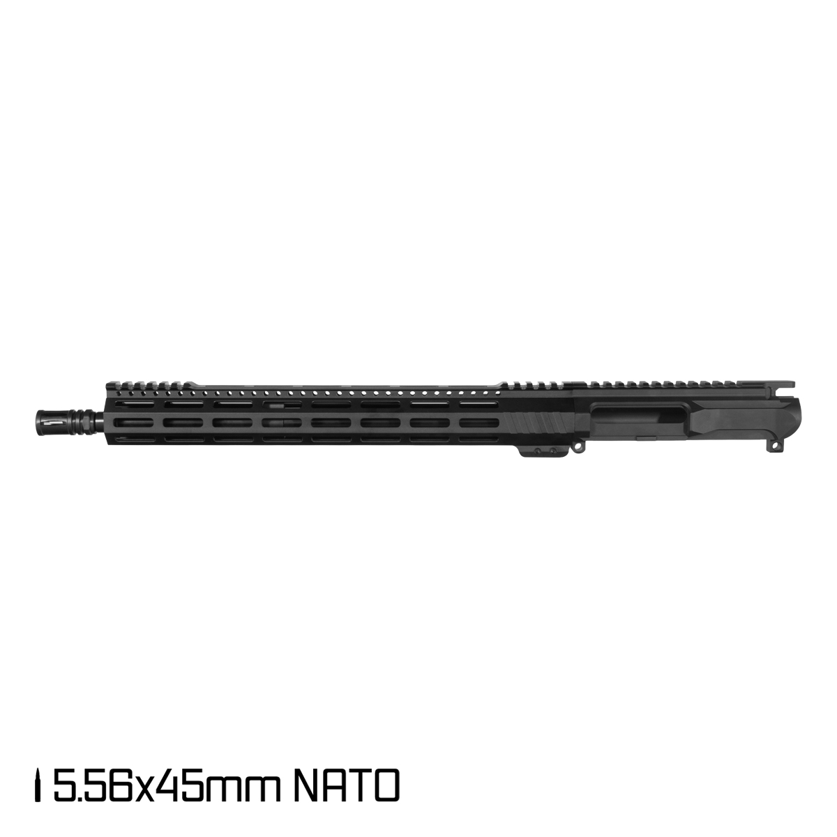 Davidson Defense Left-Handed Aegis Lightweight 16.5-inch Mid-Length-Gas 1:7 5.56 NATO AR-15 Freefloat M-Lok Handguard Rifle Upper Build Kit