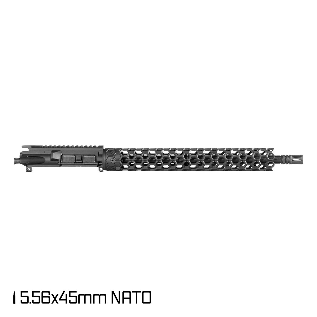 Davidson Defense Hex Phantom 16-inch Carbine-Gas 1:7 5.56 NATO AR-15 Freefloat Handguard Rifle Upper Build Kit