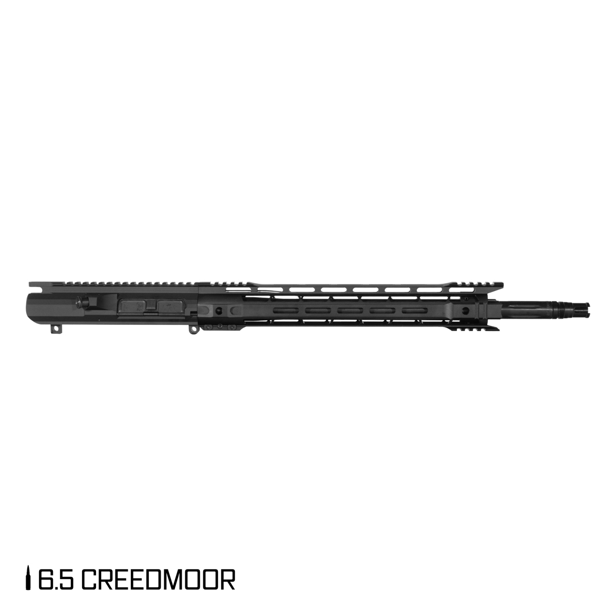 Davidson Defense High Ground 18-inch Rifle-Gas 1:8 6.5 Creedmoor AR-10 M-Lok Rifle Upper Build Kit, Plan B Trident Flash Hider