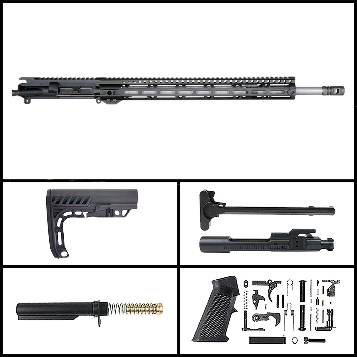 'Thunderbolt' 20-inch AR-15 6mm ARC Stainless Rifle Full Build Kit