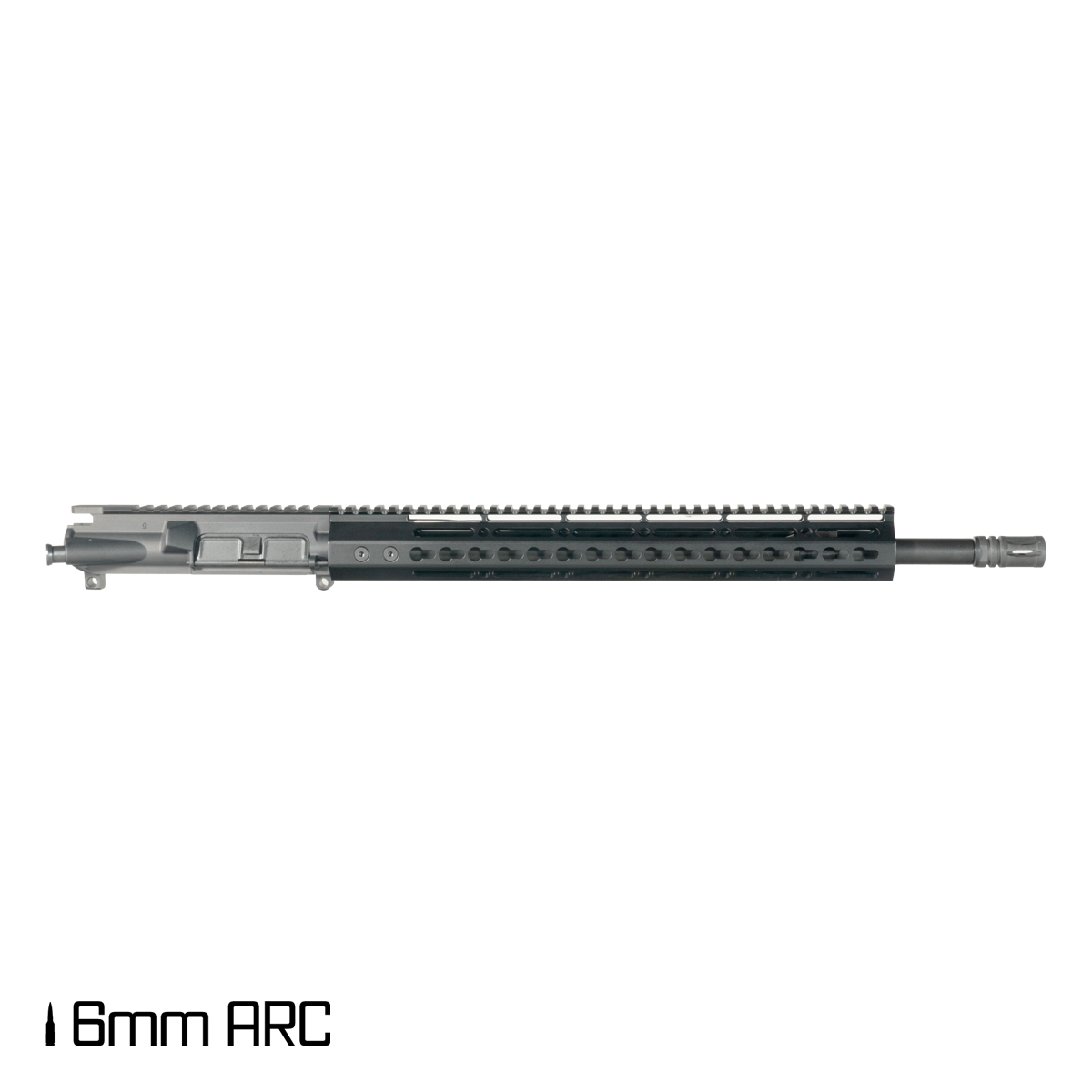 Davidson Defense Warden Duty 18-inch Rifle-Gas 1:7.5 6MM ARC AR-15 Freefloat Keymod Handguard Rifle Upper Build Kit