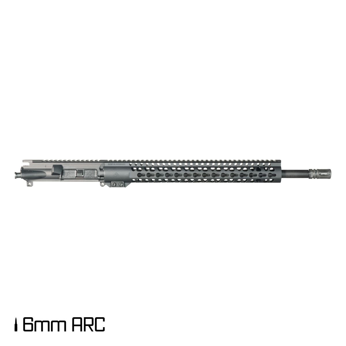 Davidson Defense Warden Patrol 18-inch Rifle-Gas 1:7.5 6MM ARC AR-15 Freefloat Keymod Handguard Rifle Upper Build Kit
