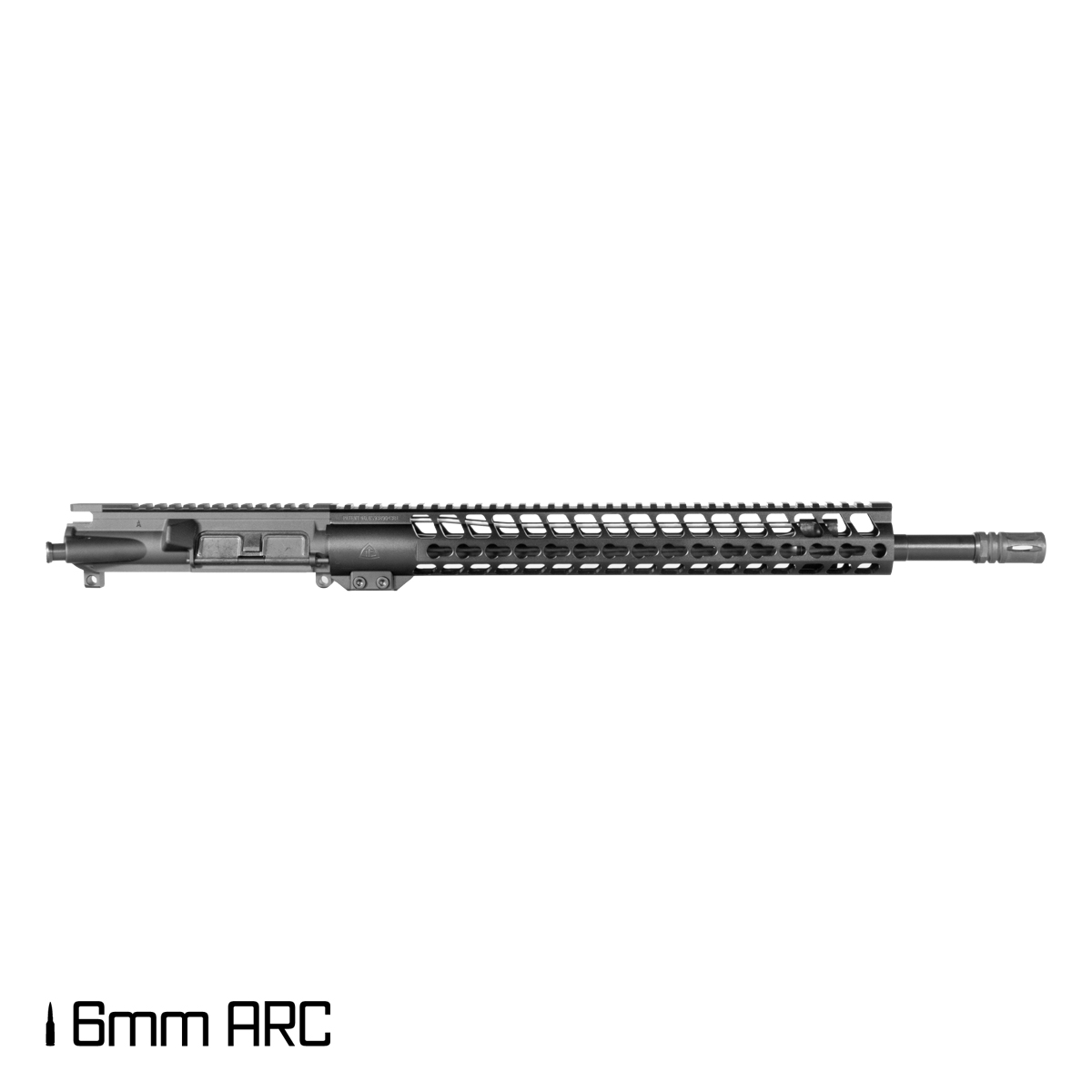 Davidson Defense Warden 18-inch Rifle-Gas 1:7.5 6MM ARC AR-15 Freefloat Keymod Handguard Rifle Upper Build Kit
