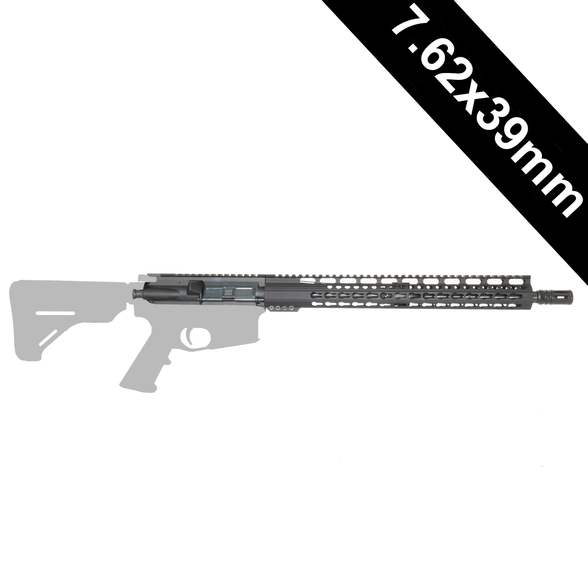 Davidson Defense Shout of Power in 7.62 16-inch AR-15 7.62x39 Rifle Upper Build Kit