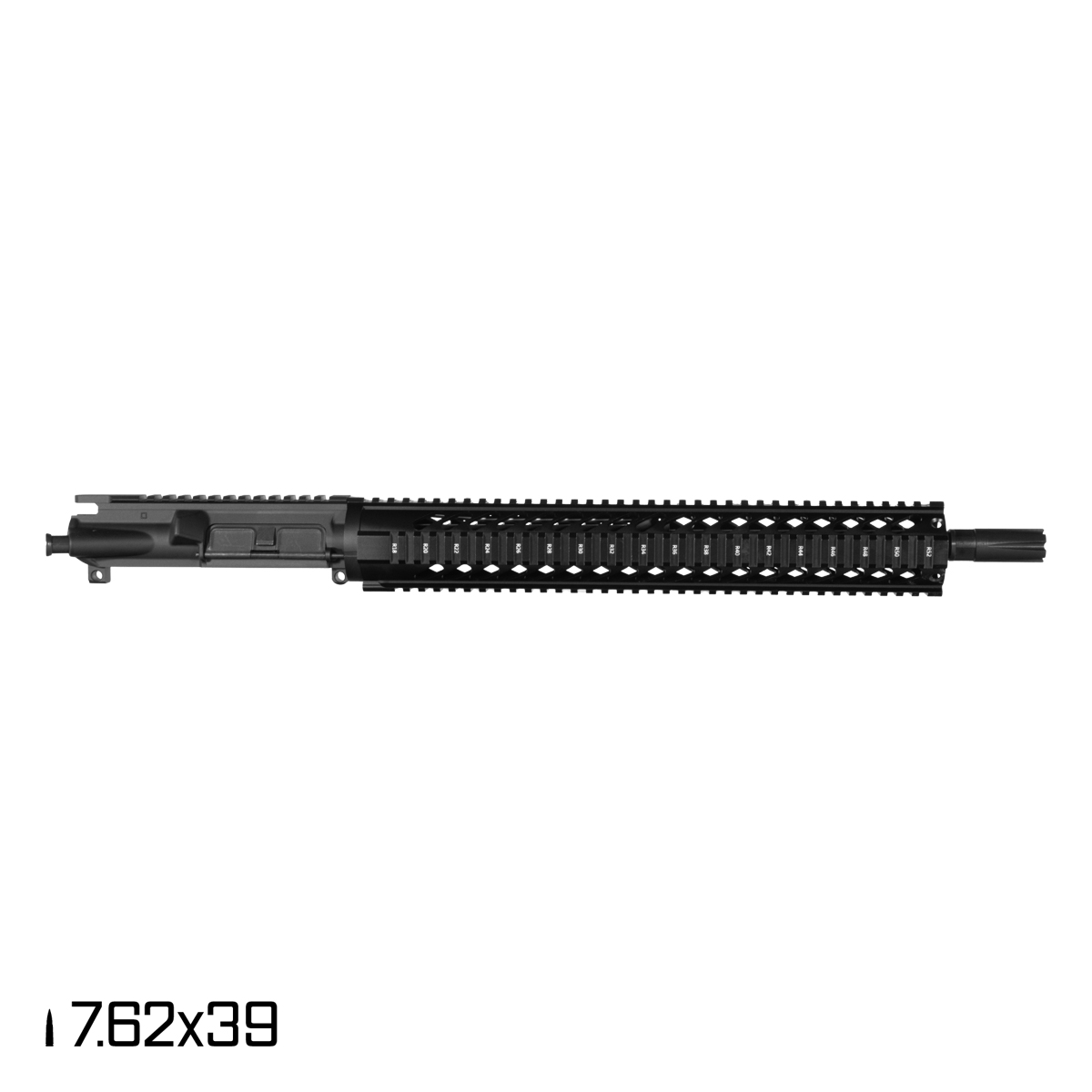 Davidson Defense Railway 16-inch Carbine-Gas 1:10 7.62x39mm AR-15 Quad-Rail Rifle Upper Build Kit