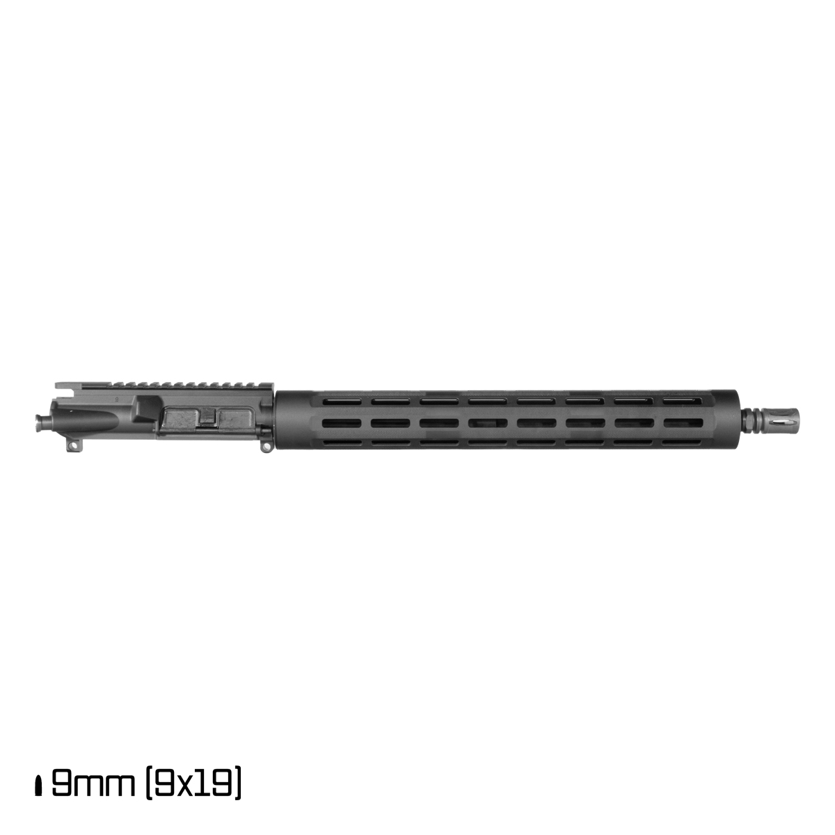  Strike Spire 16-inch 1:10 9MM AR-9 Freefloat Tubular M-Lok Handguard Rifle Upper Build Kit