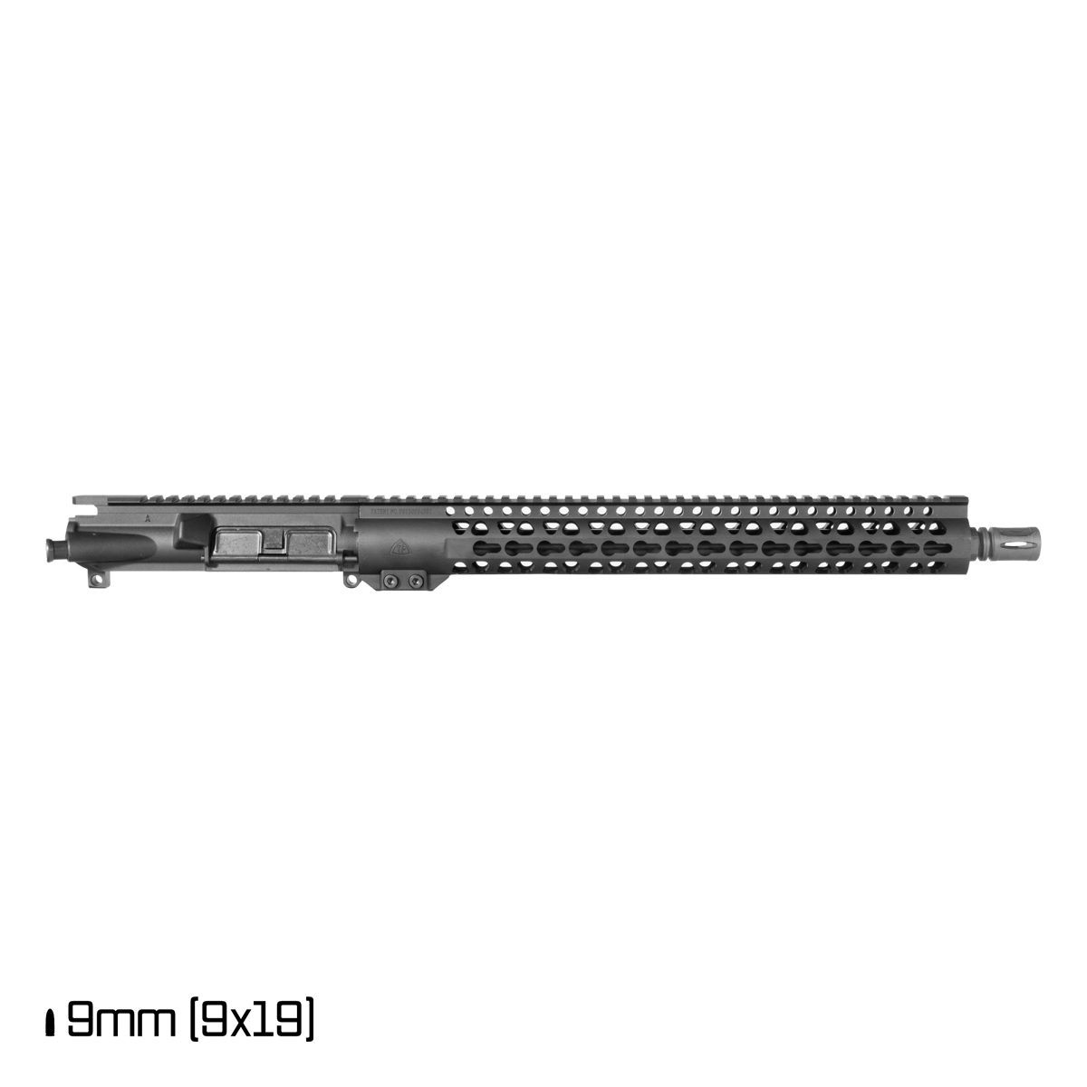 Davidson Defense Warden Patrol 16-inch 1:10 9MM AR-9 Freefloat Keymod Handguard Rifle Upper Build Kit