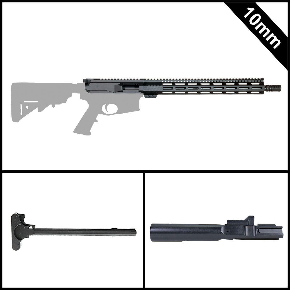 Davidson Defense Shadowfang 16-inch AR-15 10MM Rifle Complete Upper Build