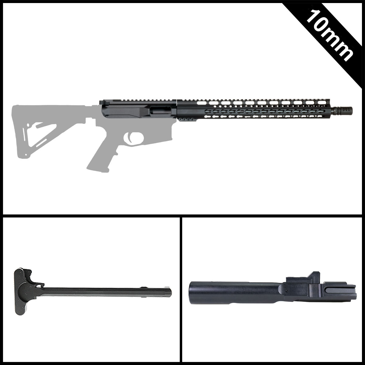 Davidson Defense Nightstorm 16-inch AR-15 10MM Rifle Complete Upper Build