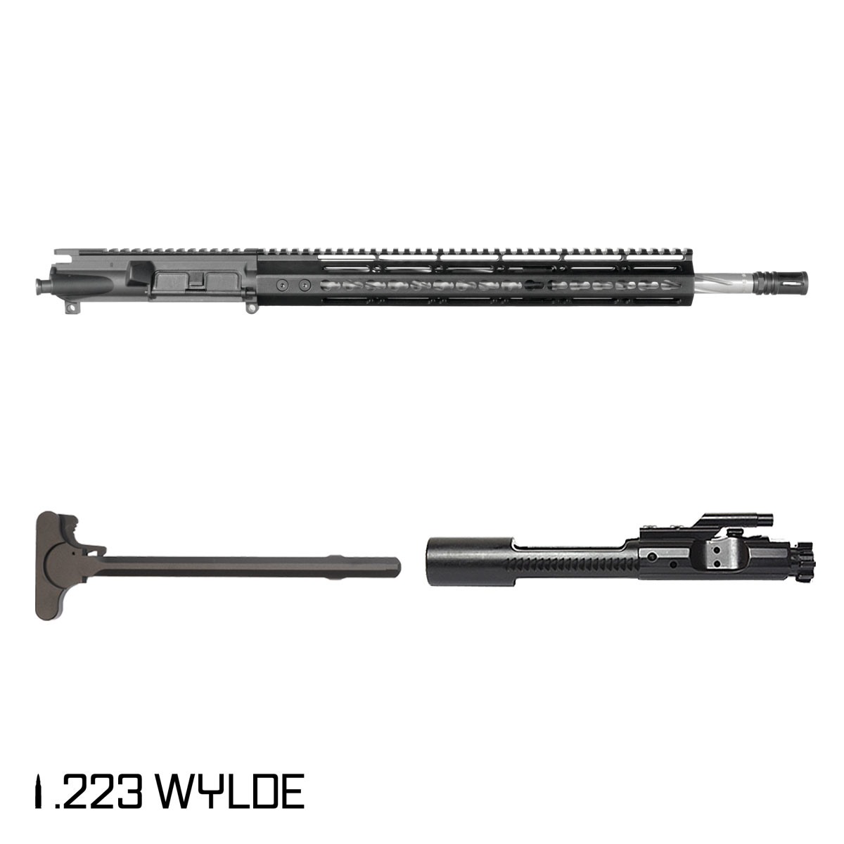 Davidson Defense Warden Duty 18-inch Mid-Gas 1:7 .223 Wylde AR-15 Freefloat Keymod Handguard Rifle Complete Upper Build