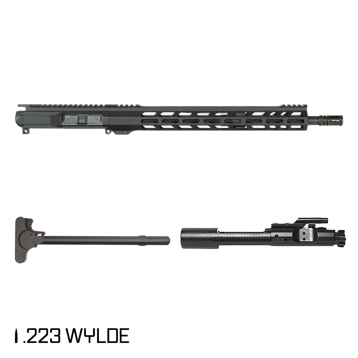 Davidson Defense Ronin Competition 16.5-inch Mid-Gas 1:7 .223 Wylde AR-15 Freefloat M-Lok Handguard Rifle Complete Upper Build