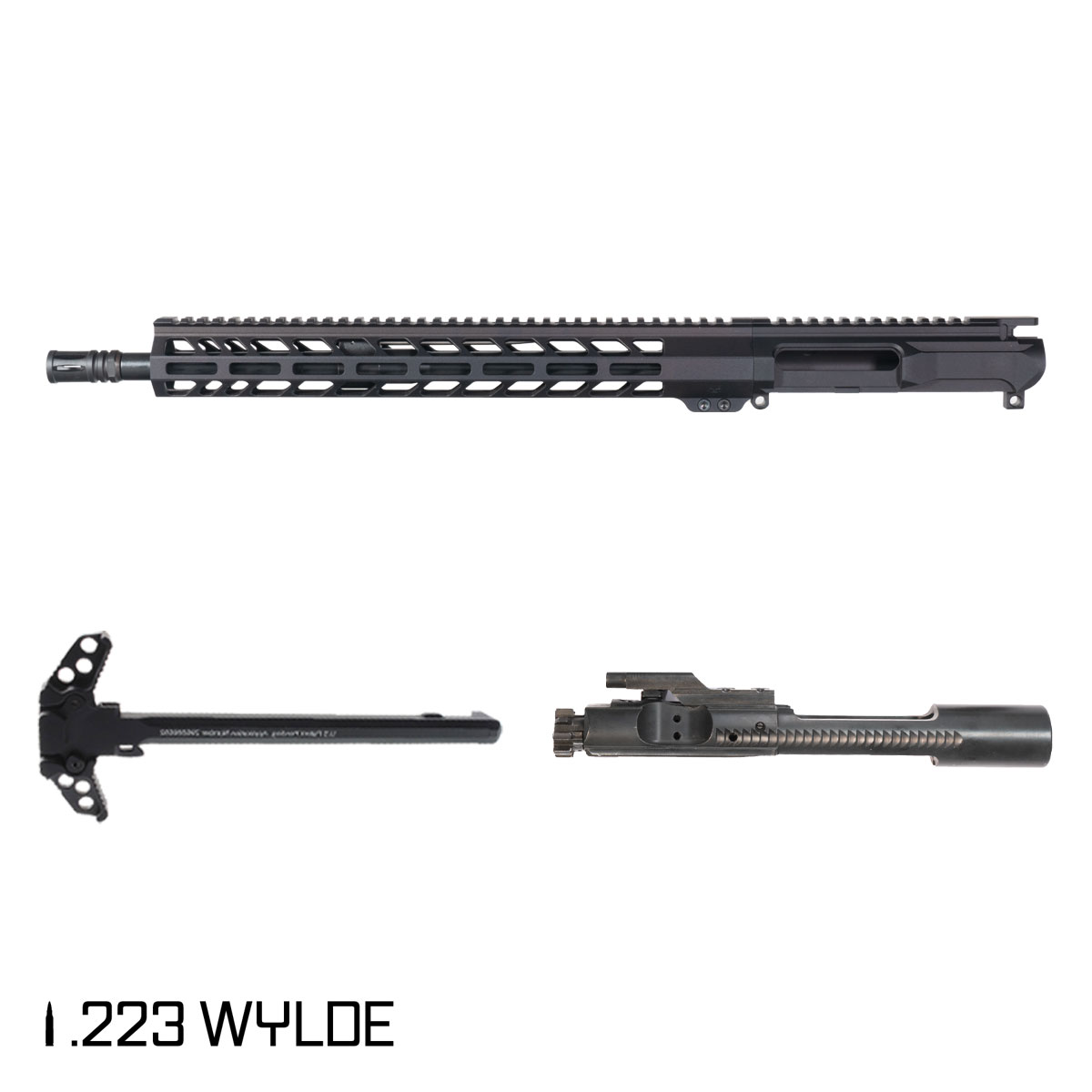 Davidson Defense Ronin Left-Handed 16.5-inch Mid-Gas 1:7 .223 Wylde AR-15 Freefloat M-Lok Handguard Rifle Complete Upper Build