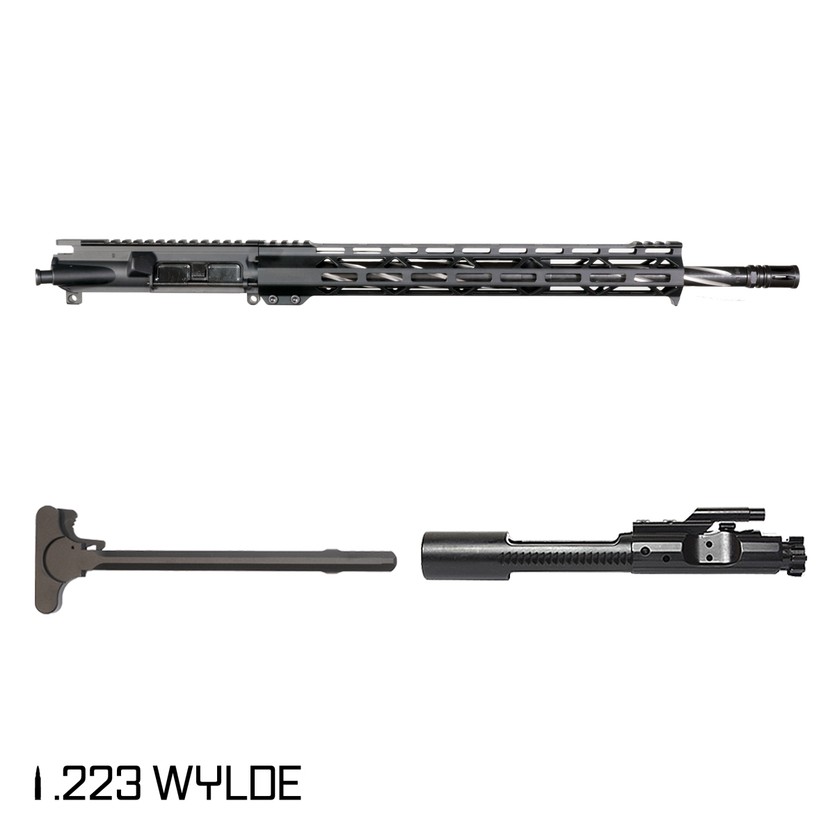 Davidson Defense Outlaw Bandit 18-inch Mid-Gas 1:8 .223 Wylde AR-15 Freefloat M-Lok Handguard Rifle Complete Upper Build
