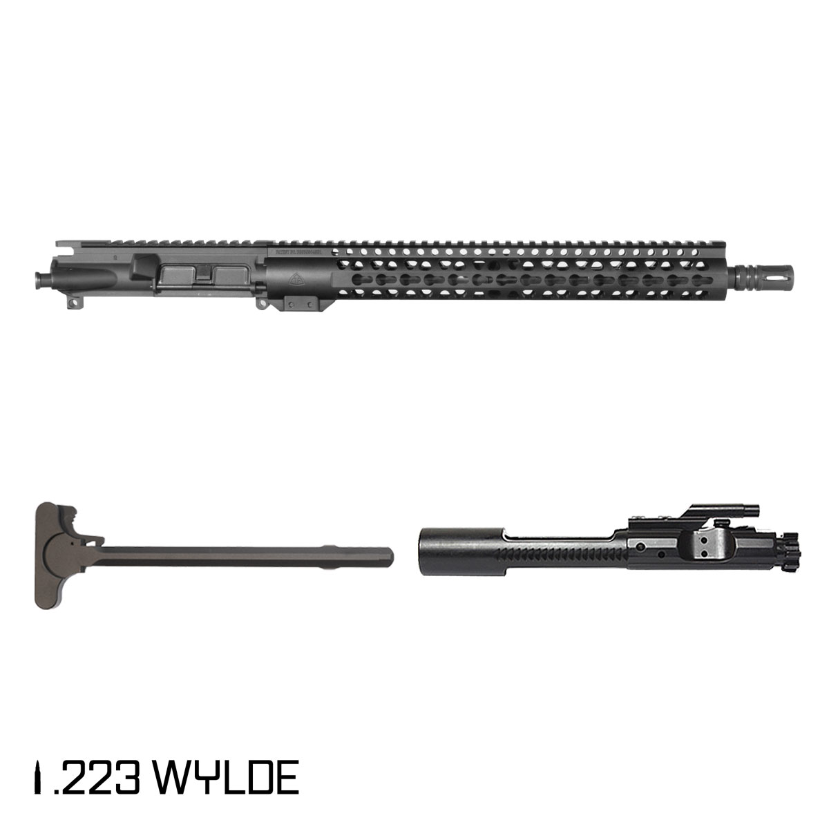 Davidson Defense Warden Patrol 16-inch Carbine-Gas 1:8 .223 Wylde AR-15 Freefloat Keymod Handguard Rifle Complete Upper Build