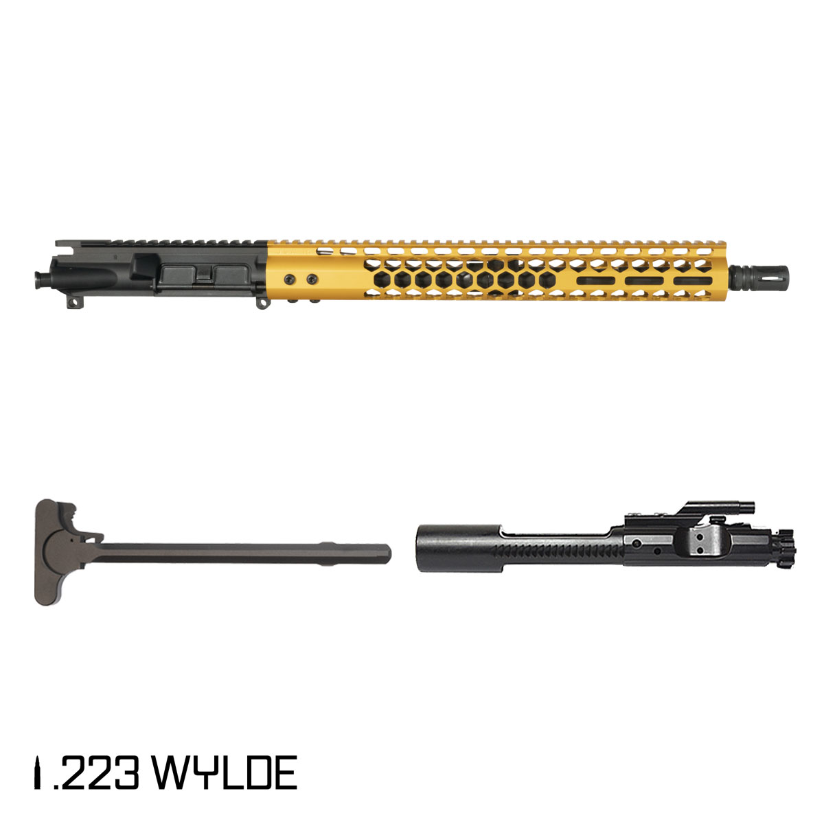 Davidson Defense Outshine 16-inch Carbine-Gas 1:8 .223 Wylde AR-15 Freefloat M-Lok Handguard Rifle Complete Upper Build