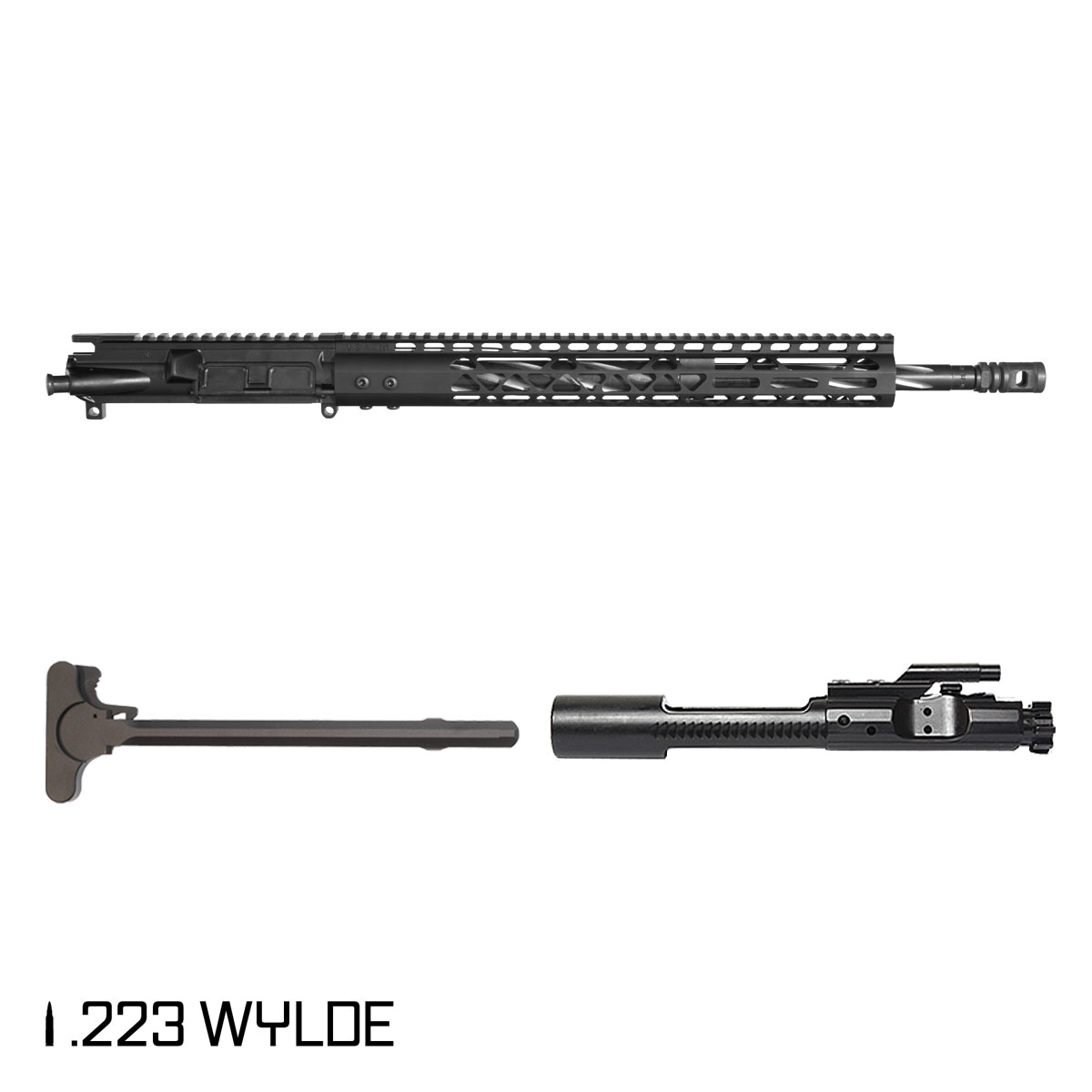 Davidson Defense Coil 18-inch Mid-Gas 1:8 .223 Wylde AR-15 Freefloat M-Lok Handguard Rifle Complete Upper Build