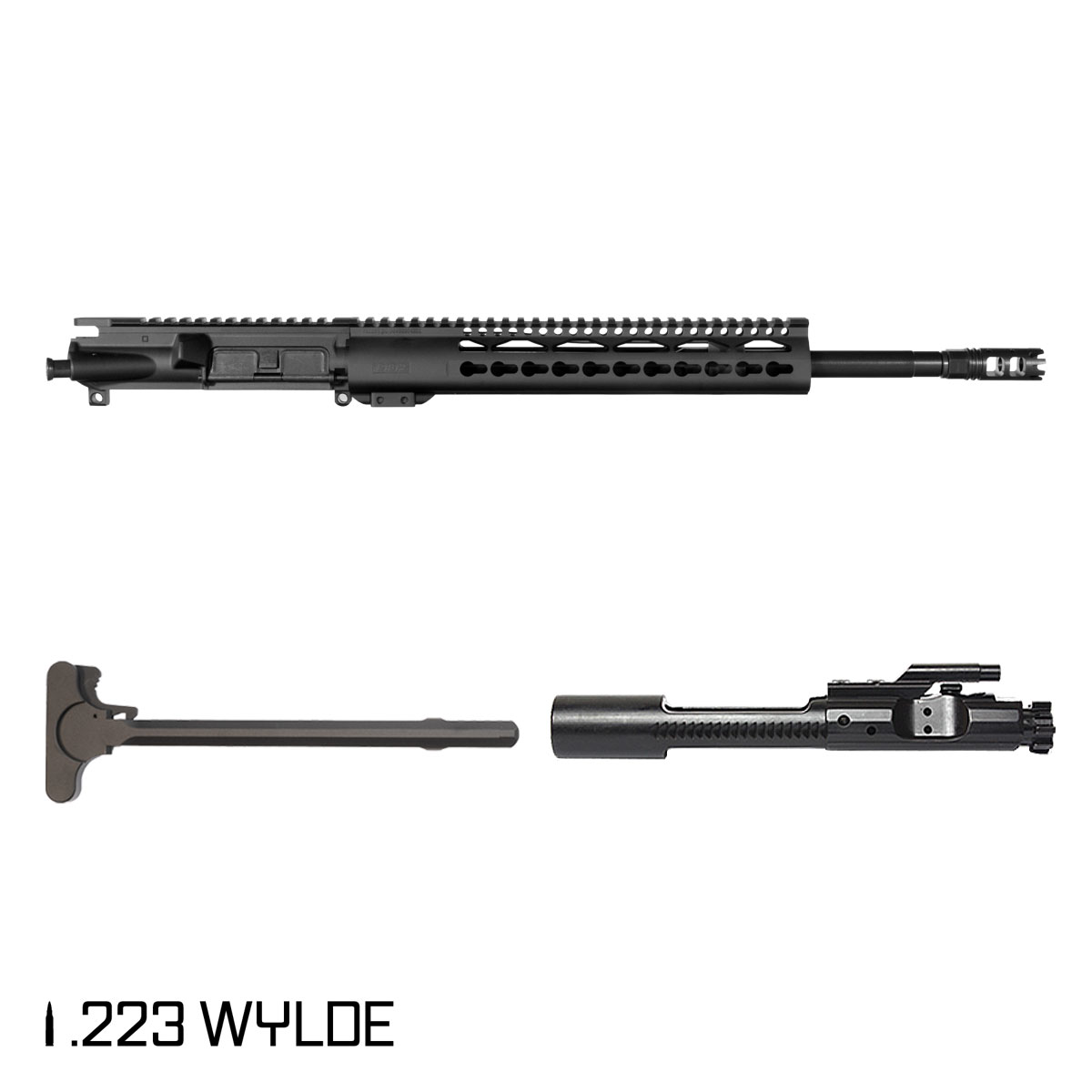 Davidson Defense Black Thorne 16.5-inch Mid-Gas 1:7 .223 Wylde AR-15 Keymod Rifle Complete Upper Build