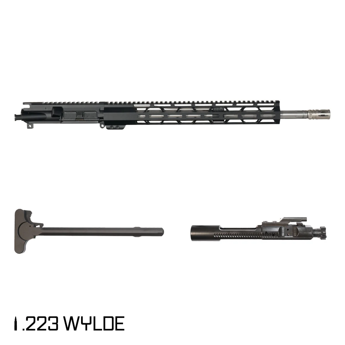 Davidson Defense Silver Shot 18-inch Mid-Gas 1:8 .223 Wylde AR-15 M-Lok Rifle Complete Upper Build