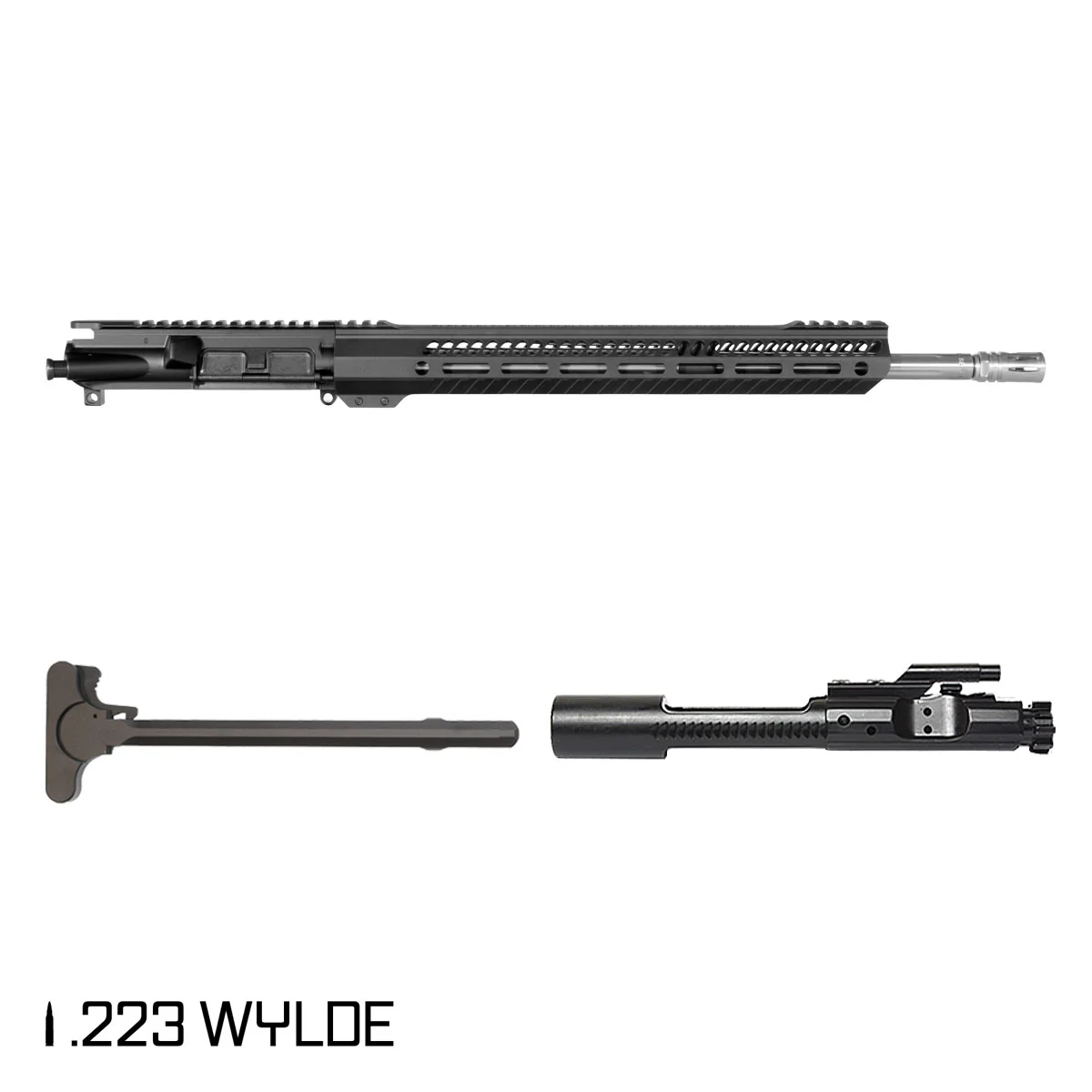 Davidson Defense Stoic Guardian 18-inch Mid-Gas 1:8 .223 Wylde AR-15 M-Lok Rifle Complete Upper Build