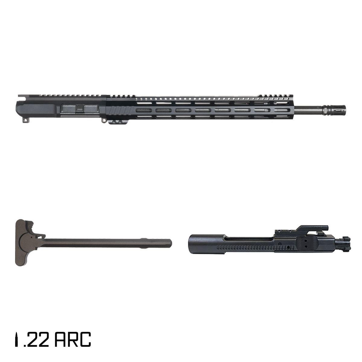 Davidson Defense Aegis Lightweight 18-inch Rifle-Gas 1:7 .22 ARC AR-15 Freefloat M-Lok Handguard Rifle Complete Upper Build